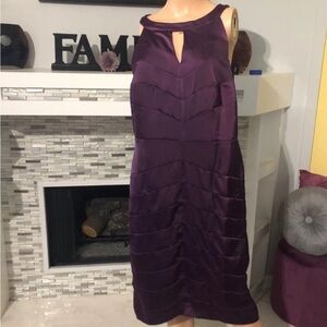 NWT Ashley Stewart Elegant Purple Sleeveless Dress 14W